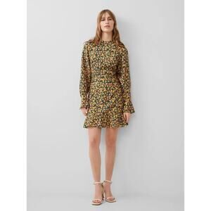 French Connection Aleezia Flavia Floral Print A-Line Mini Dress